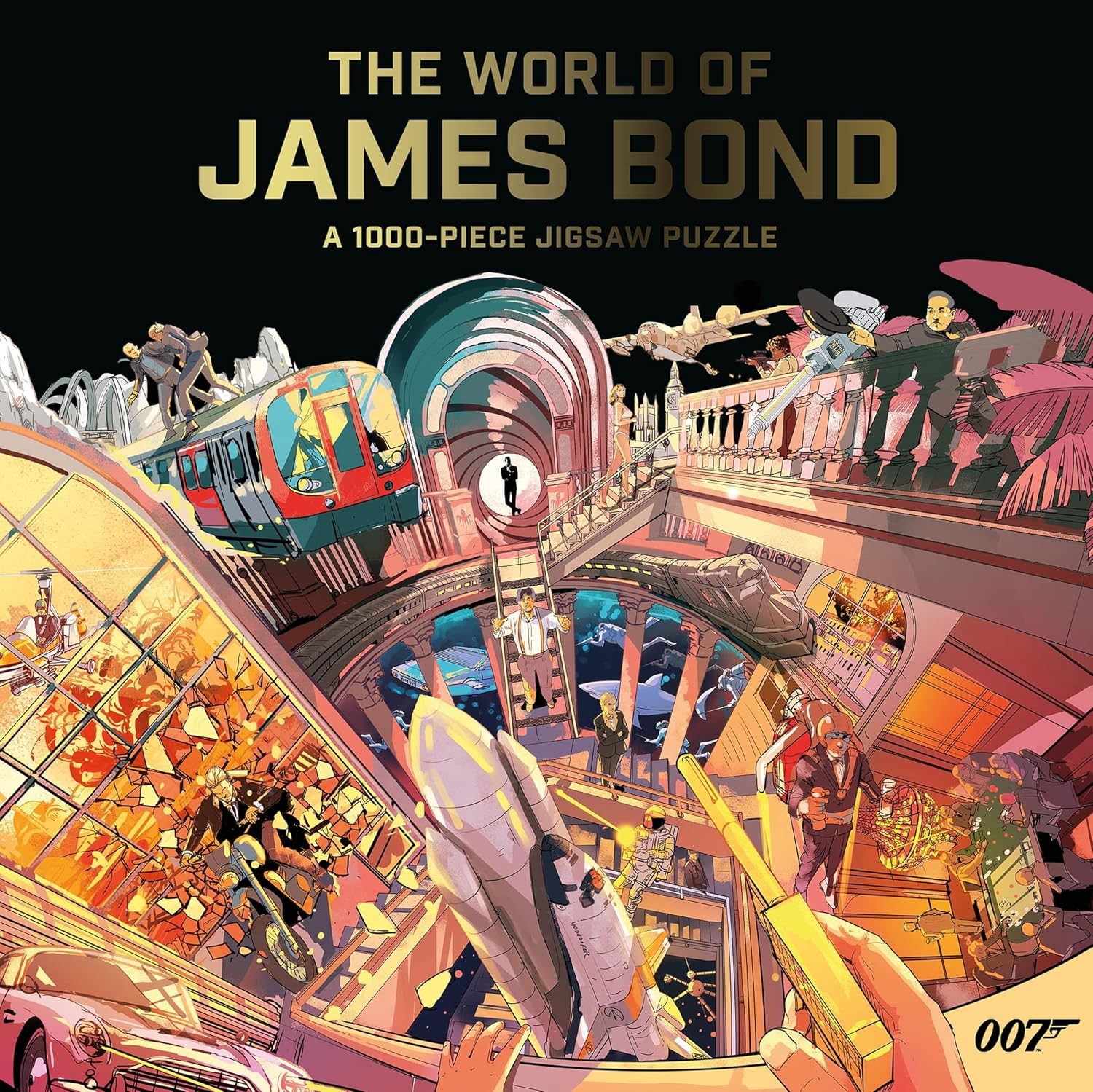 The World of James Bond: a 1000-Piece Jigsaw Puzzle image number 2