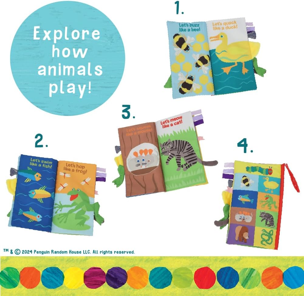 The World of Eric Carle the Very Hungry Caterpillar Let'S Play Deluxe Soft Book Toy image number 3