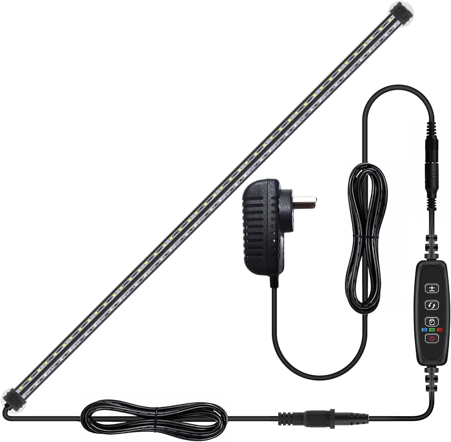 Lominie Submersible LED Aquarium Light, IP68 Waterproof Nano Tank with Timer, 3 Lighting Modes Dimmable Crystal Glass for Fish Tank (WF50) image number 5