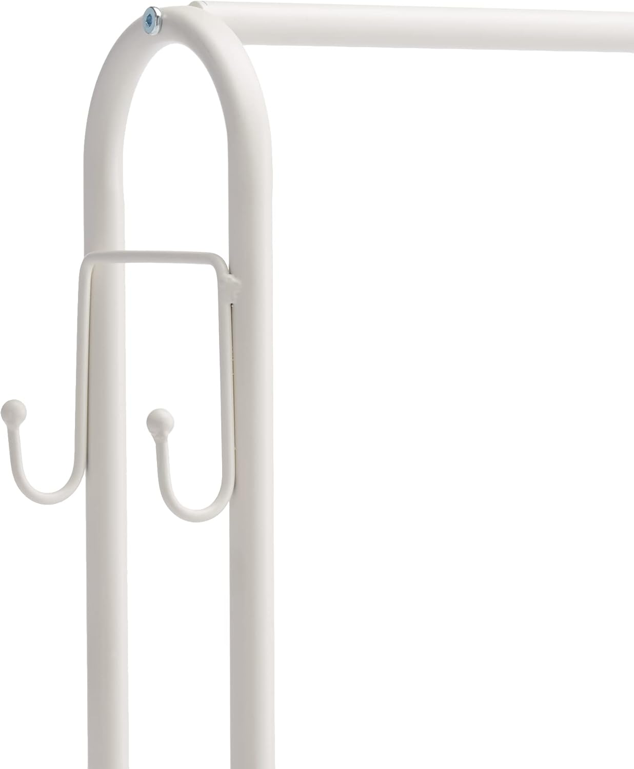 Amazon Basics Wardrobe with Two Bottom Shelves, White, 67.9 X 35.5 X 149.8 Cm image number 6