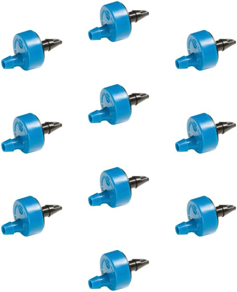 Rain Bird SW05-10PS Drip Irrigation Spot Watering Dripper/Emitter, 0.5 (1/2) Gallon per Hour, 10-Pack,Blue/Black