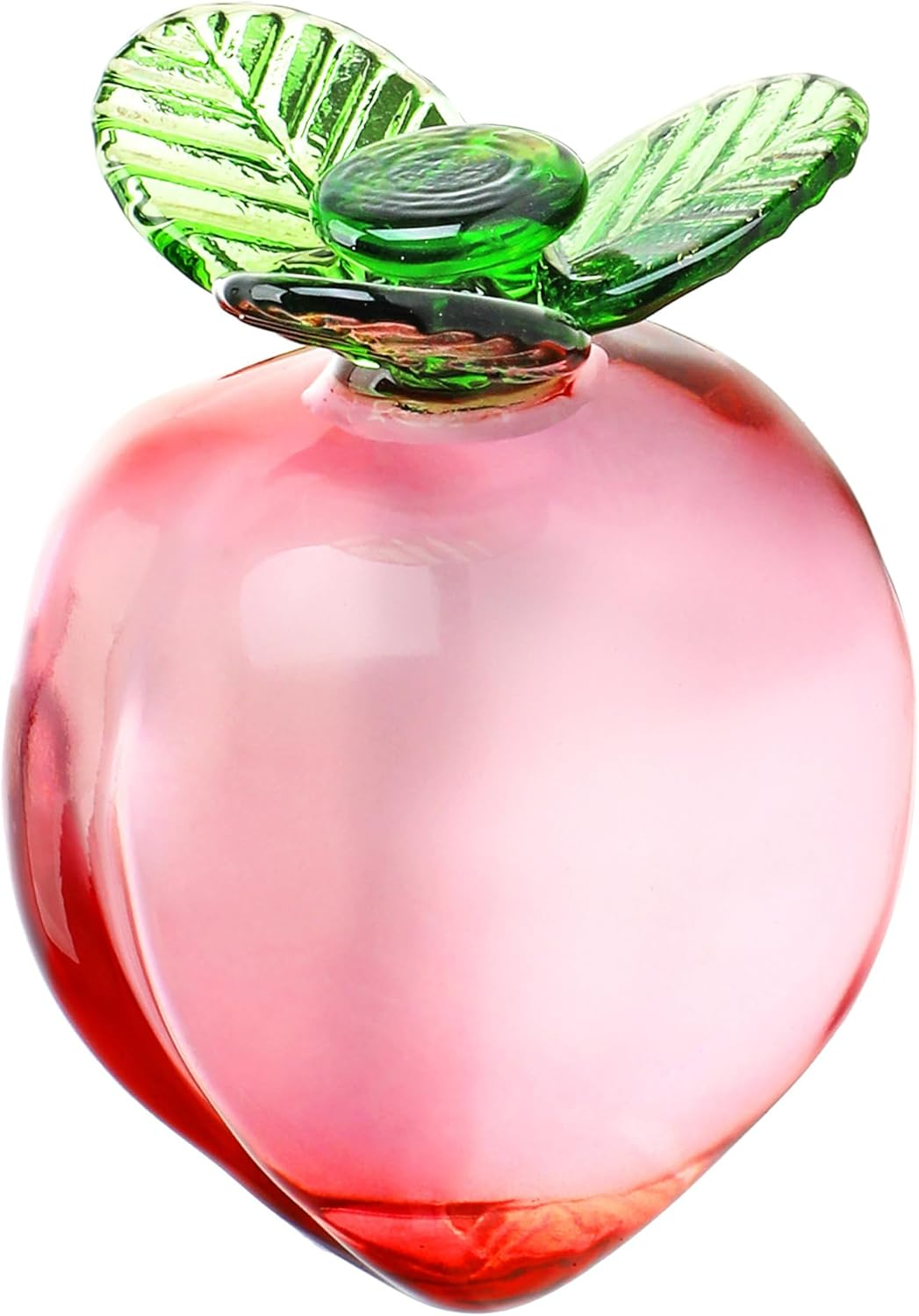 4.3Inch Handmade Blown Glass Art Cactus Figurine Crystal Cactus Decor Ornaments Collectibles Glass Home Tabletop Simulation Plants Decoration Ornaments Gift for Mum Women