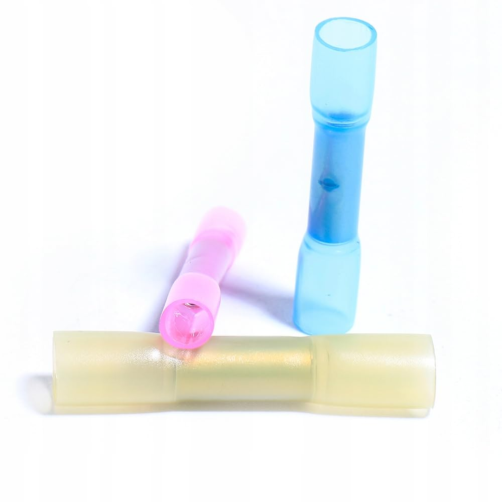 Aikoolwer 190PCS Heat Shrink Butt Wire Connector Kit Insulated Waterproof Electrical Wire Crimp Terminals Butt Splice Marine Automotive image number 2