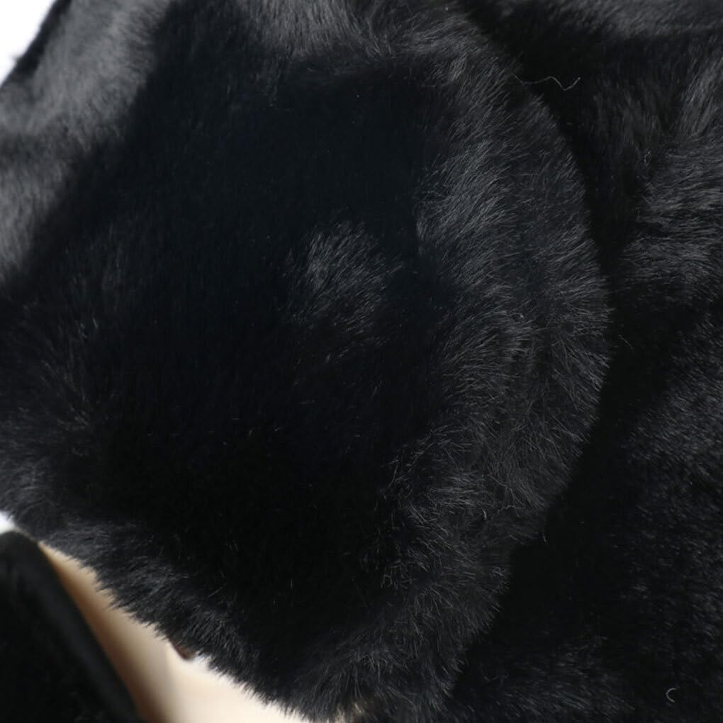 SUIOPPYUW Menwinter Thermal Bomber Hats Warm in Style Caps Men Women Russia Ushanka Hats Women Men Badge Russia Hat image number 3