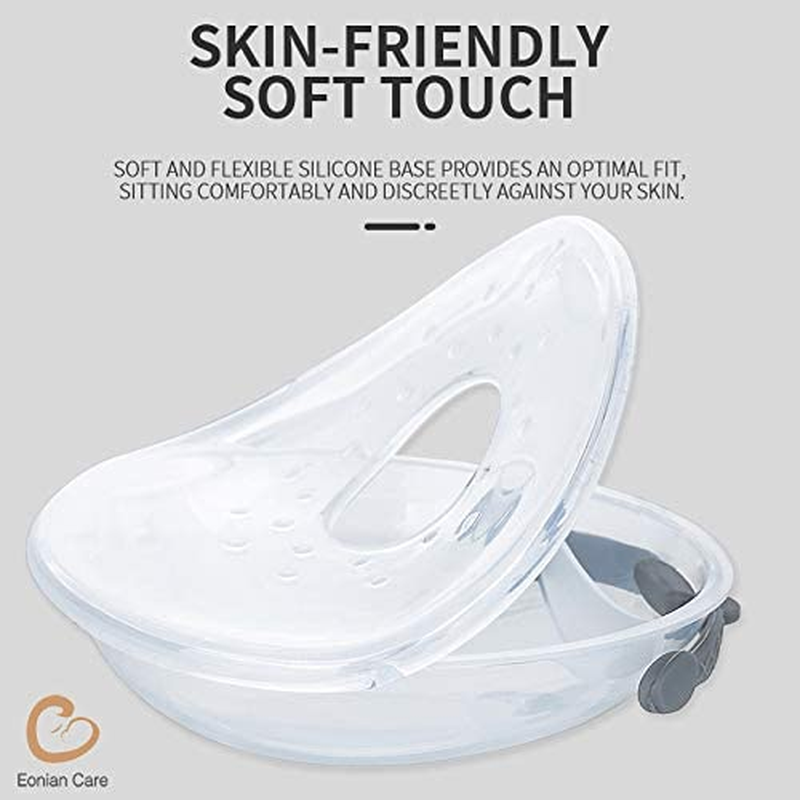 EONIAN CARE Leak-Proof Discreet Breast Milk Saver Collector, Clear image number 4