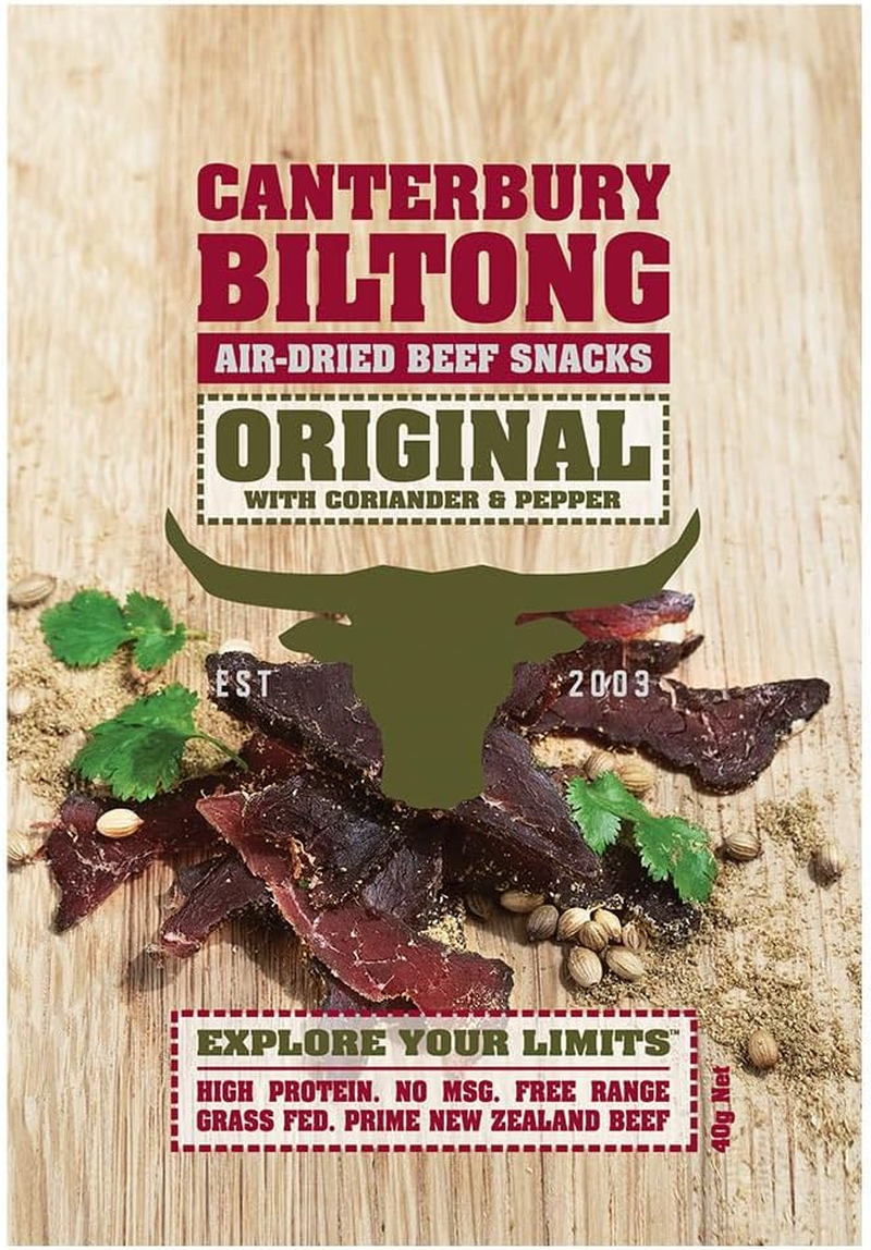 Canterbury Biltong Air-Dried Beef Snacks Original 40G image number 3