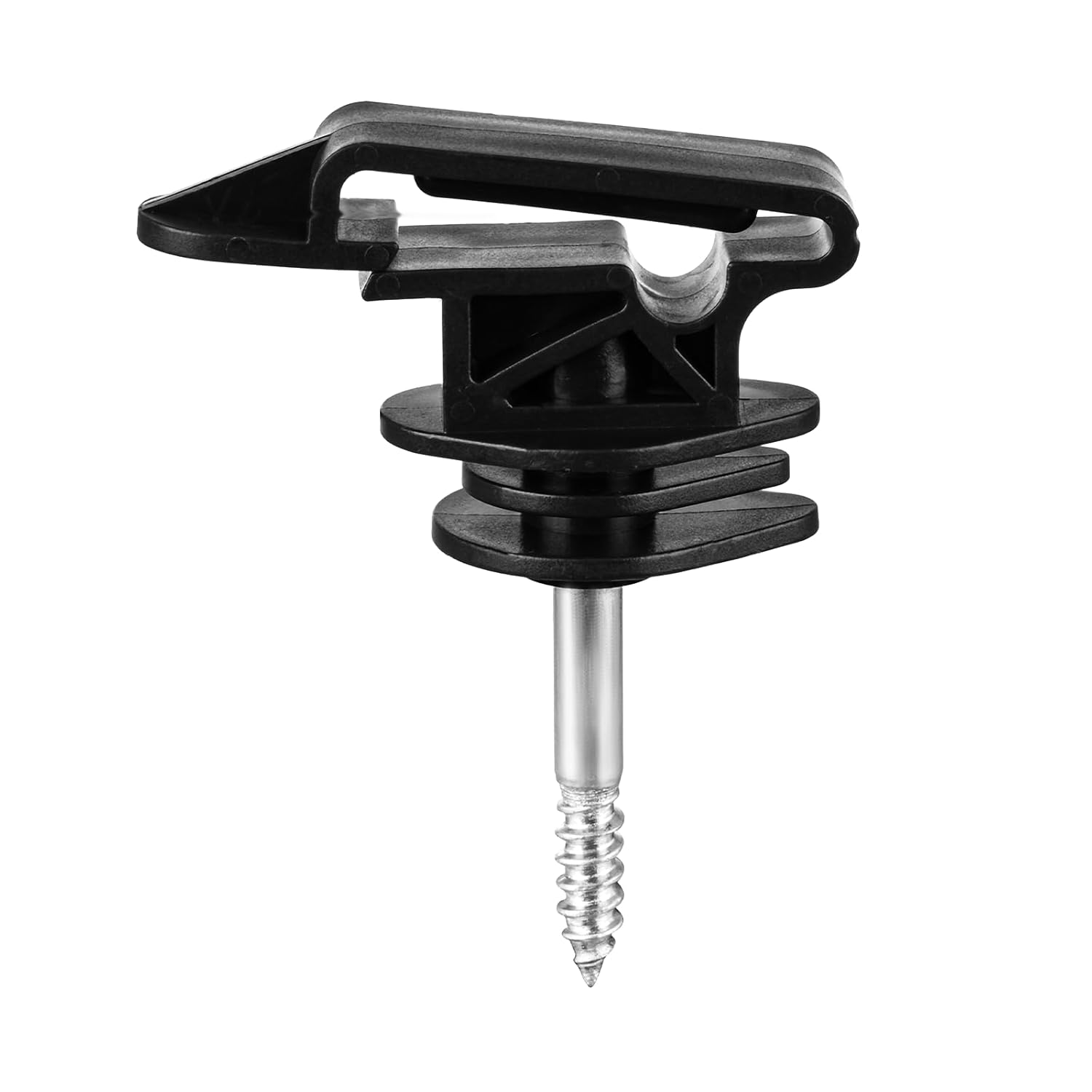 50 Pcs Electric Fence Screw-In Tape Insulators, Wood Post Insulators image number 1