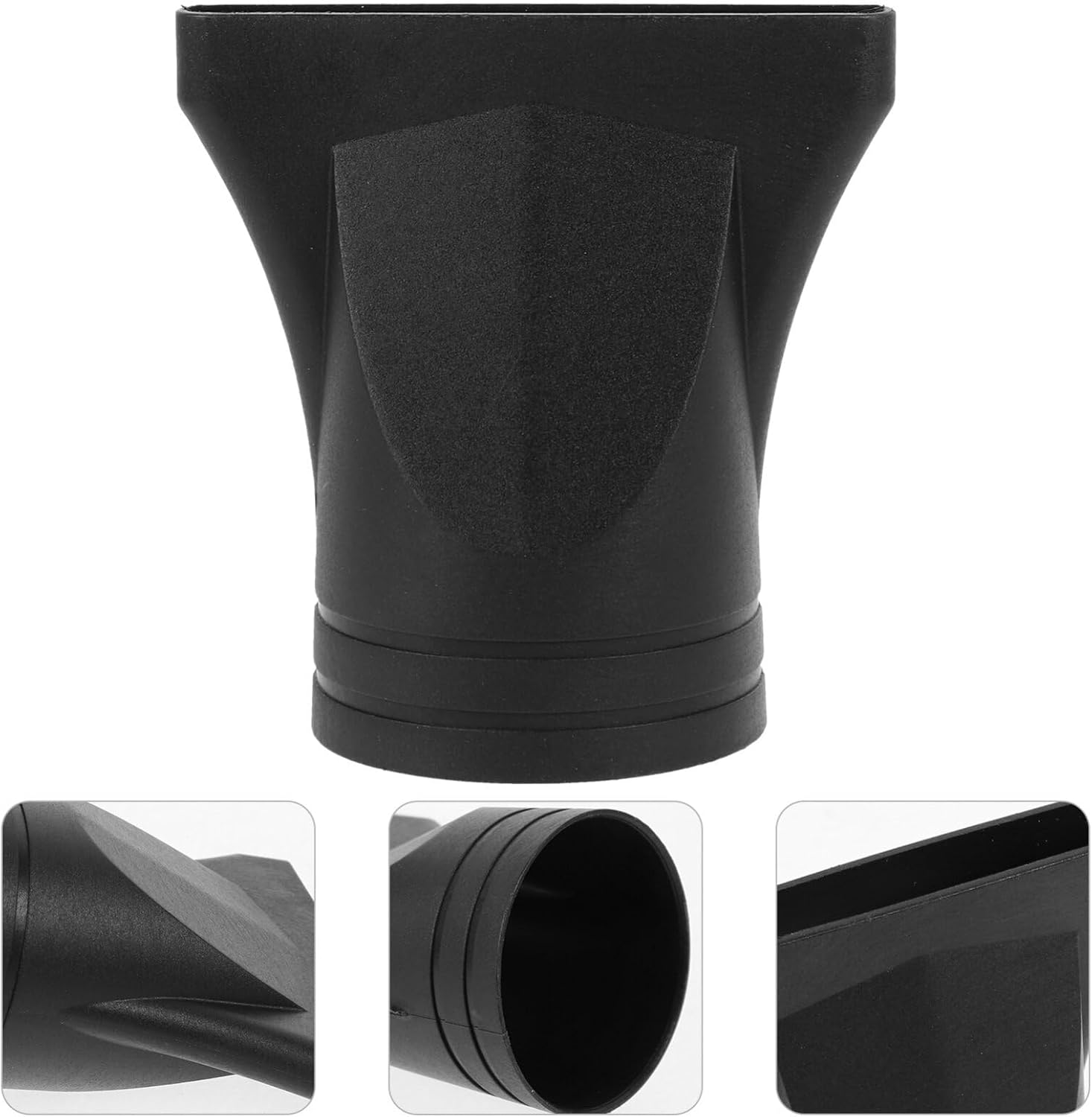 Set of 3 Hair Dryer Diffuser Concentrator Nozzle Replacement Hair Dryer Hair Dryer Concentrator Hair Dryer Nozzle Hair Dryer Comb Hair Dryer Styling Tool Travel Val image number 4