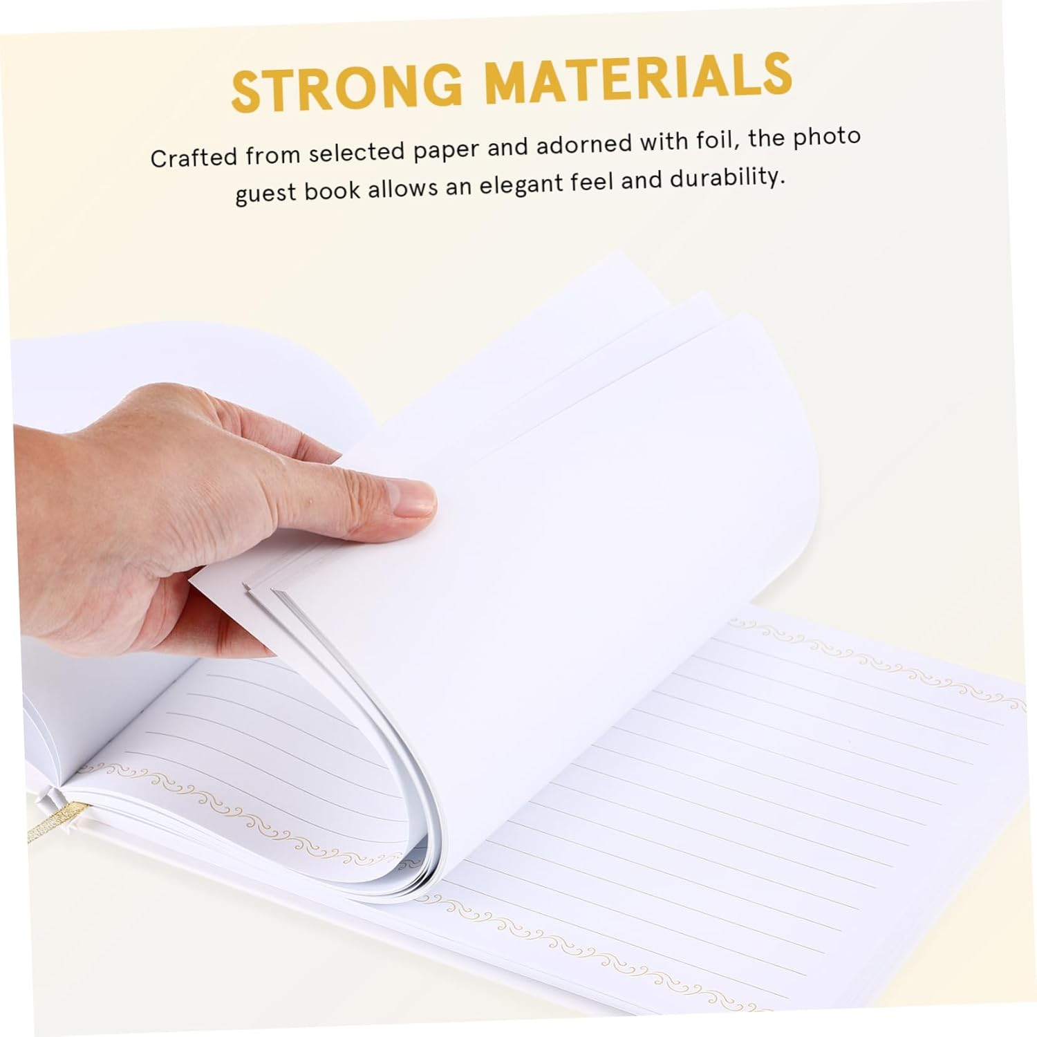 Guest Book for Party Wedding Memorial Guest Book Album Memory Photo Album image number 1