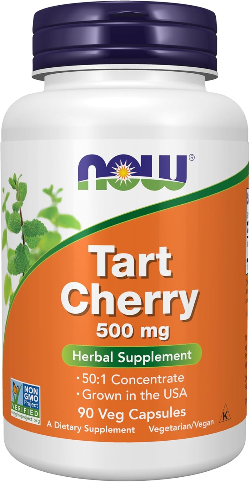 NOW Supplements,Tart Cherry, 50:1 Concentrate, 90 Veg Capsules image number 1