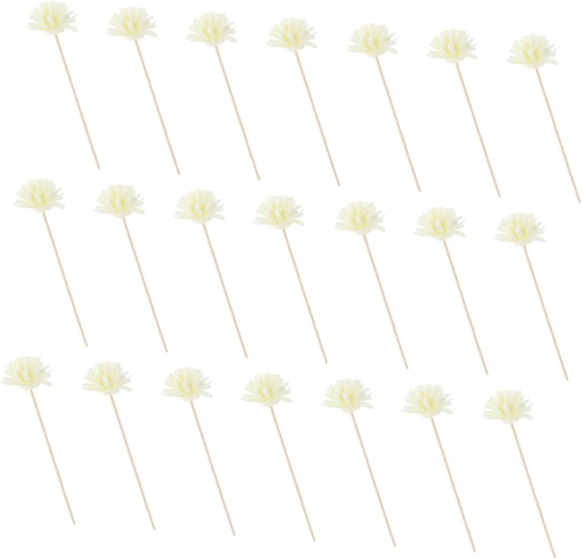 Aroma Diffuser Flower Sticks 20Pcs Artificial Reed Diffusers Decorative Handcrafted Scented Rattan Sticks for Home Fragrance and Aromatherapy image number 6