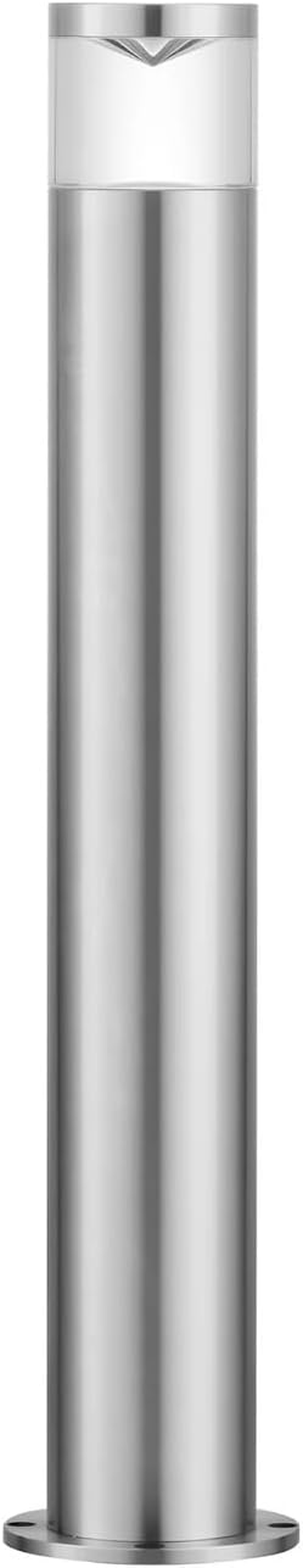 Crown 940Mm Stainless Steel 316 round Bollard Light - Perspex Reflector - 240V