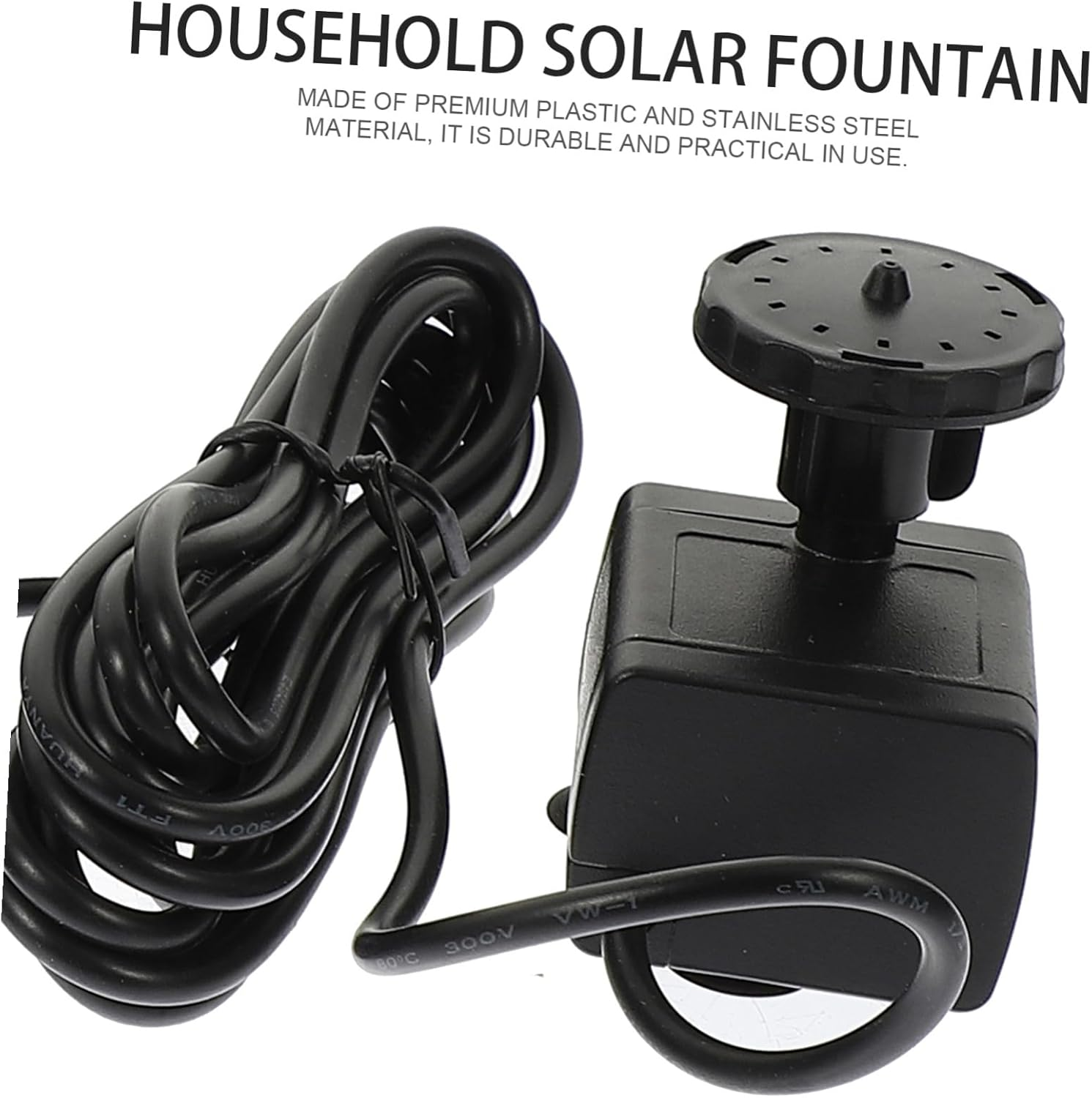 Solar-Powered Fountain Pump for Garden Pools Automatic Water Circulation Floating Solar Pump for Bird Baths and Rockeries No Battery Required Easy Outdoor Decoration image number 4