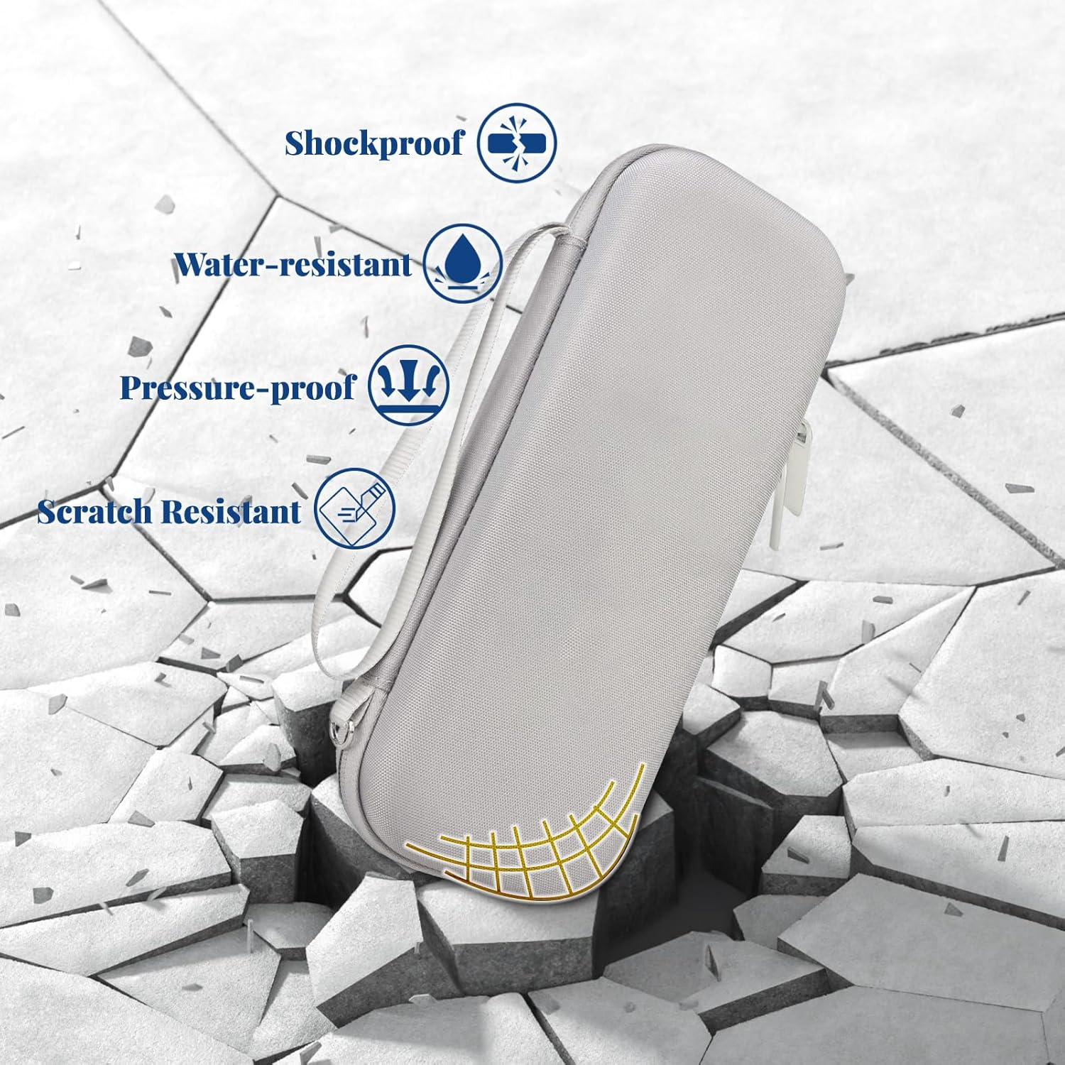 Stethoscope Case for 3M Littmann Classic III, Lightweight II S.E, MDF Acoustica Deluxe ADC, Case for Omron Stethoscopes, (Case Only!) Large Capacity for Nurse Accessories image number 2