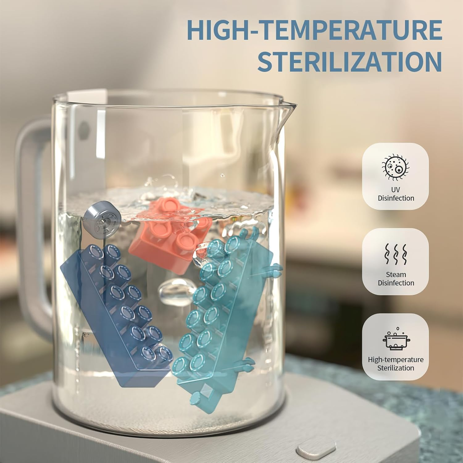 Oolong 300 Pcs Building Blocks,Building & Construction Toys,Educational  Blocks, with Torage Box,Suitable for All Children Intelligence Development Brain Stimulation,Parent-Child Interaction Toys image number 3