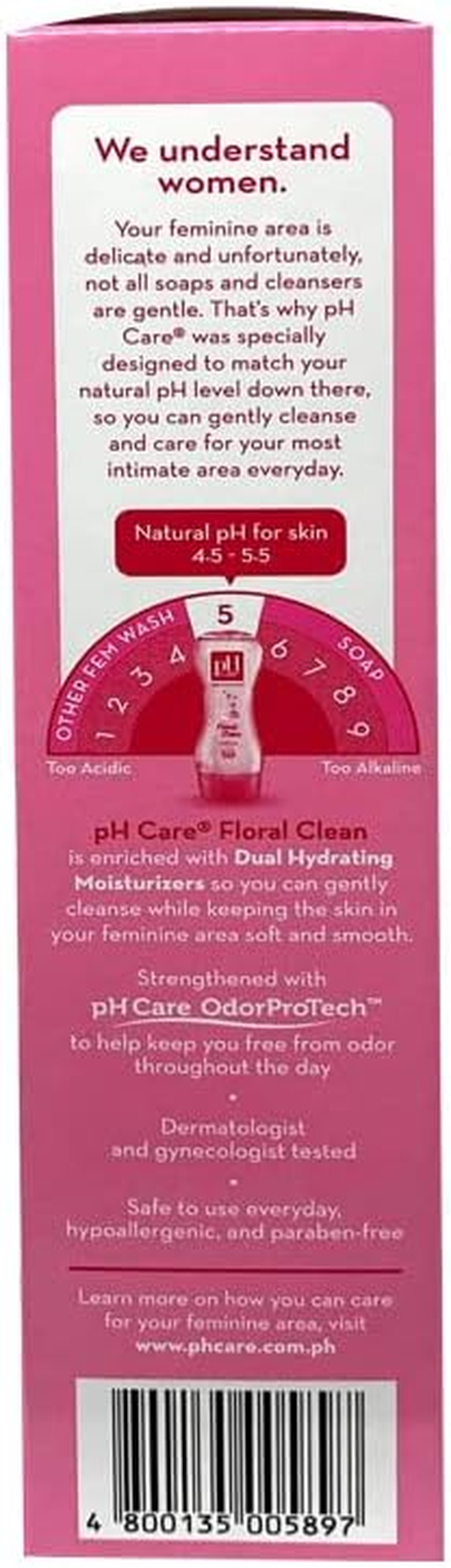 Ph Care Intimate Wash with Dual Hydrating Moisturizers 150Ml (Passionate Bloom) image number 1