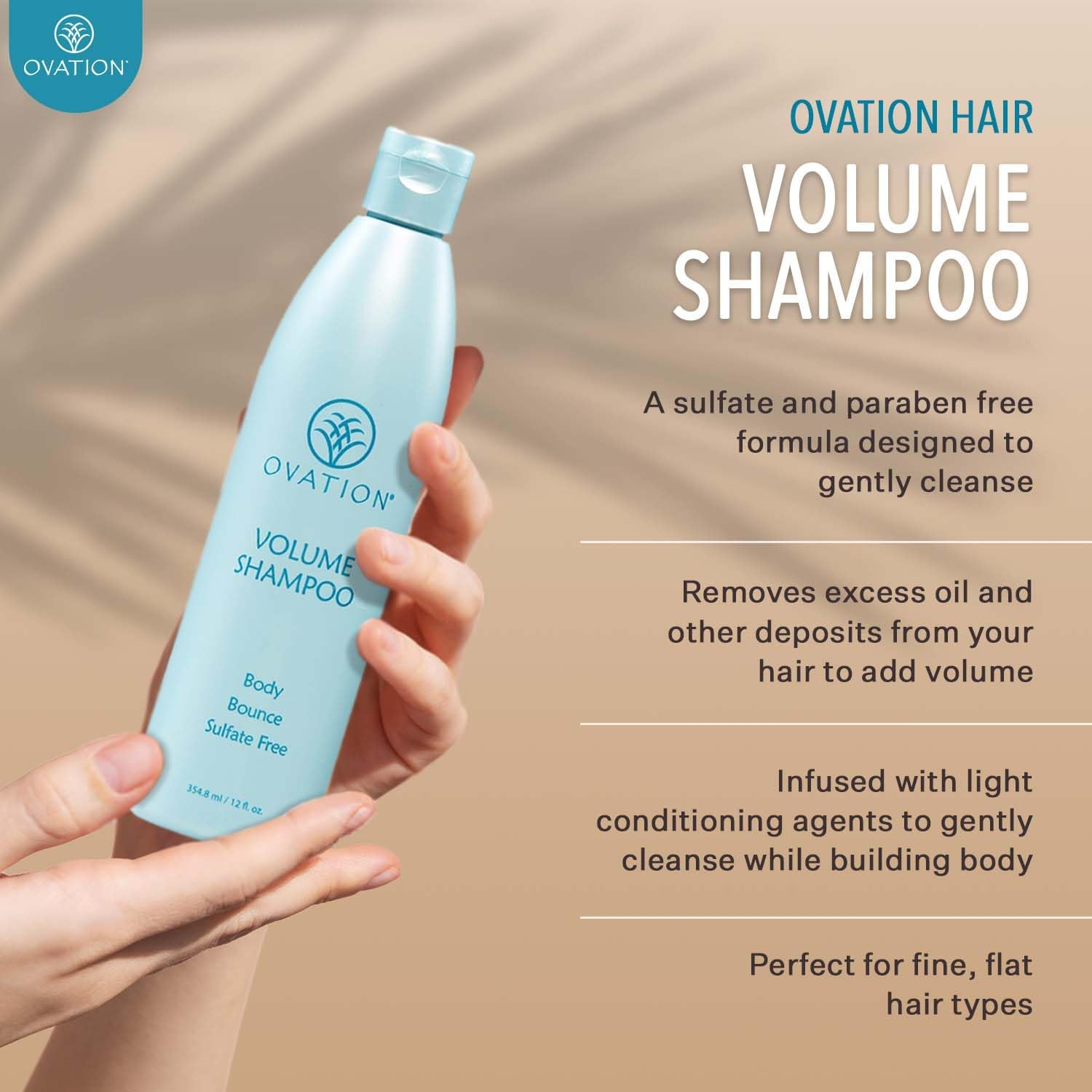 Ovation Hair Volume Therapy Shampoo image number 1