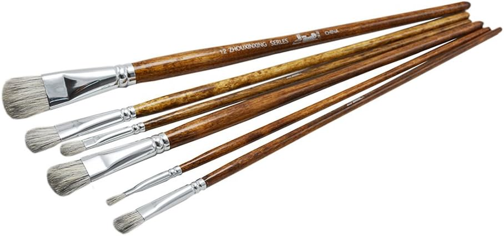 ZHOUXINXING Squirrel Hair Brush Watercolor Acrylic Paint Brush Set for Drawing Painting Art Supplies Brush Pen Artist Oil Painting Brushes image number 6