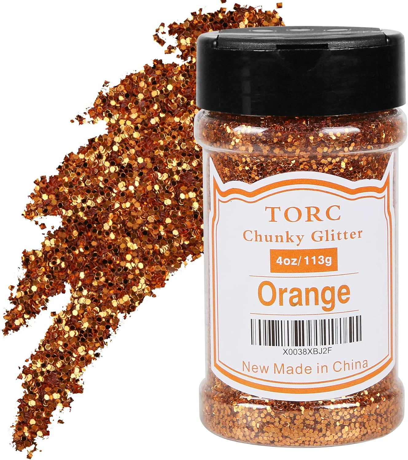 TORC Iridescent Blue Chunky Glitter 1 Pound 16 OZ Glitter for Resin Crafts Tumblers Cosmetic Makeup Nail Art Festival Decoration