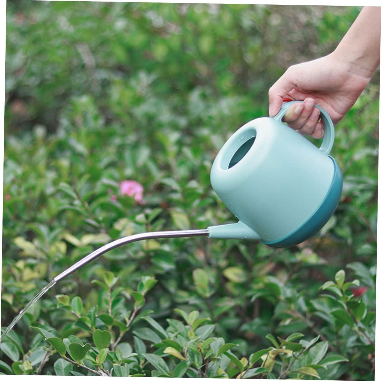 Stainless Steel Long Spout Watering Can Household Watering Kettle for Easy Refilling image number 5