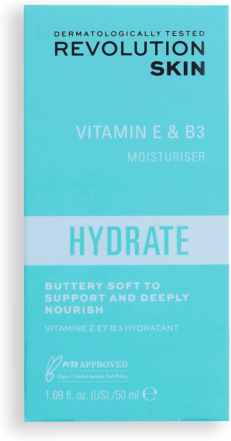 Revolution Skincare Hydrate Vitamin E and B3 Face Moisturizer Cream 50 Ml image number 2