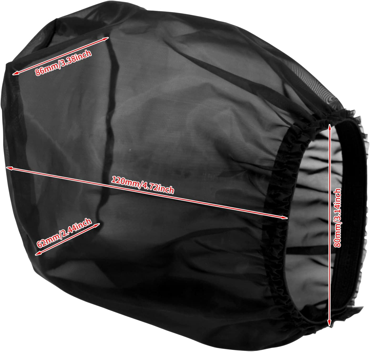 HDBUBALUS Motorcycle Air Filter Rain Sock Dustproof Protective Cover Fit for Harley 117 Dyna Sportster Touring Softail Air Cleaner Kits image number 5