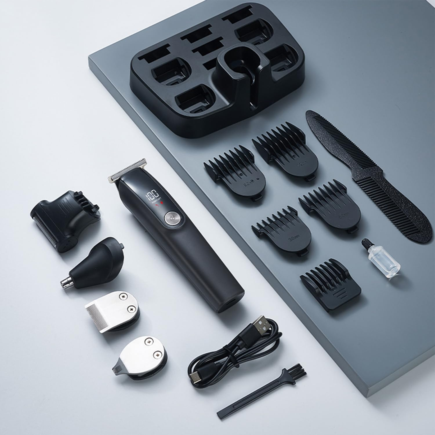 Hopenest Beard Trimmer for Men Hair Clippers, 6 in 1 Professional Beard Trimmer Cordless Hair Clippers and Trimmers Set Waterproof image number 4