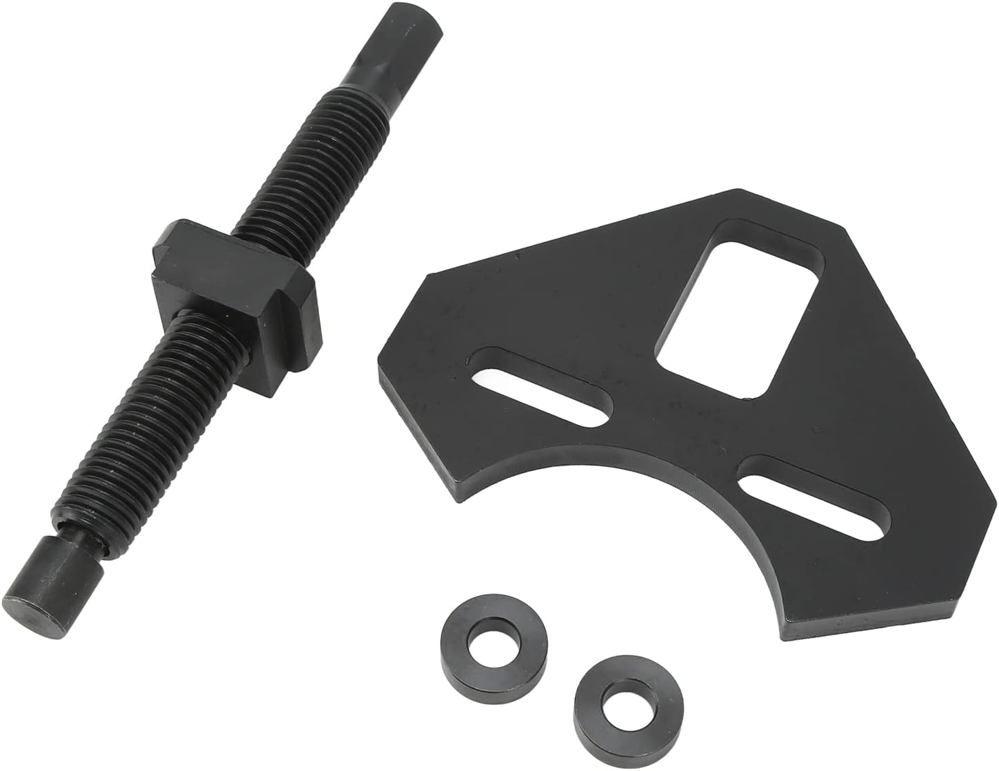 40100 Hub Remover, Carbon Steel Wheel Frozen Hub Removing Tool Fit for Most 5 6 8 Lug Hub Assemblies Found on Cars and Trucks, Wheel Bearing Hub Removal Tool Assembly, Black