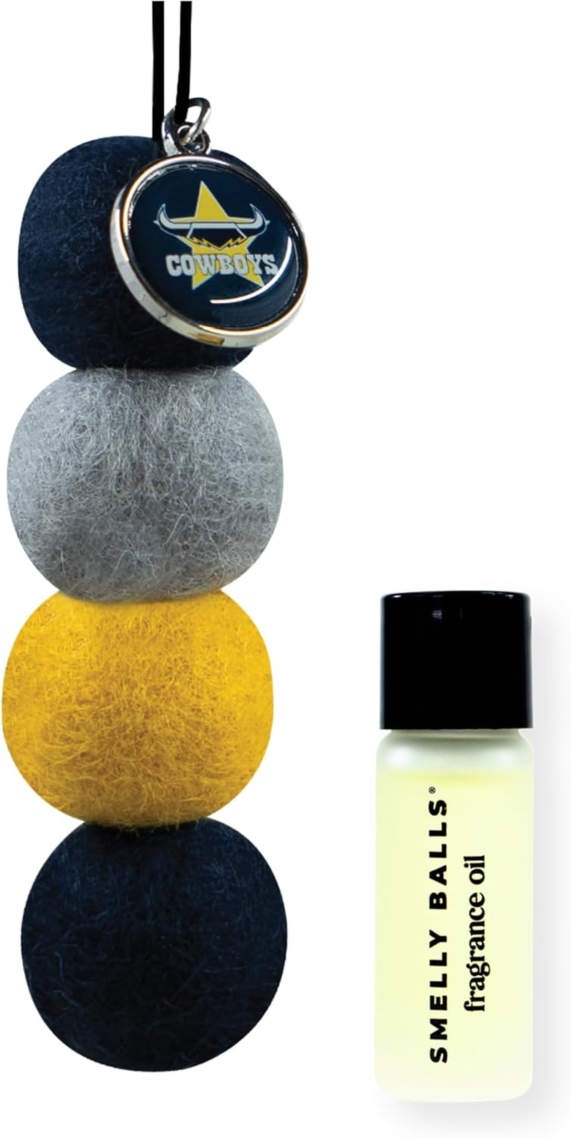 Smelly Balls North Queensland Cowboys Reusable Car Air Freshener Set