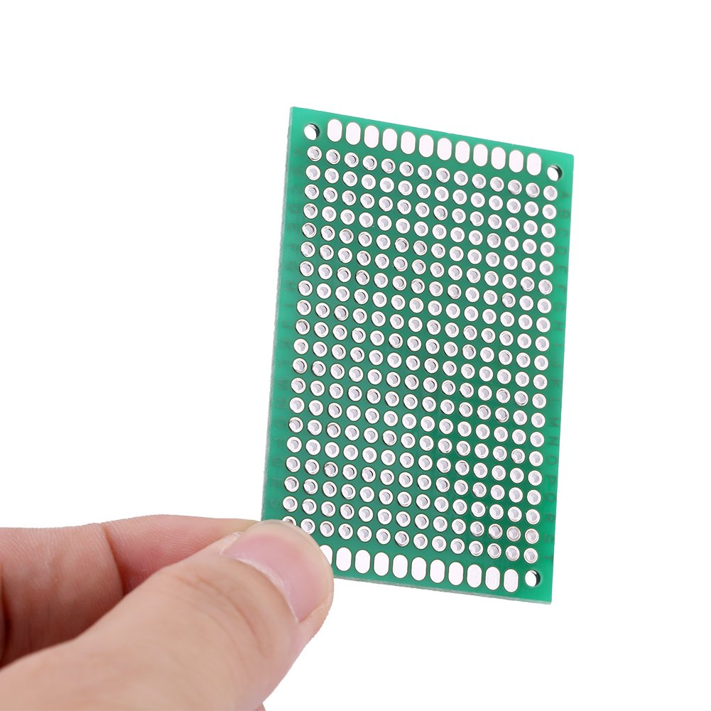 10 Pcs 4 X 6Cm Double Sides Universal Circuit Board, Prototyping Circuit Board Universal, Prototyping DIY Soldering Printed PCB image number 5