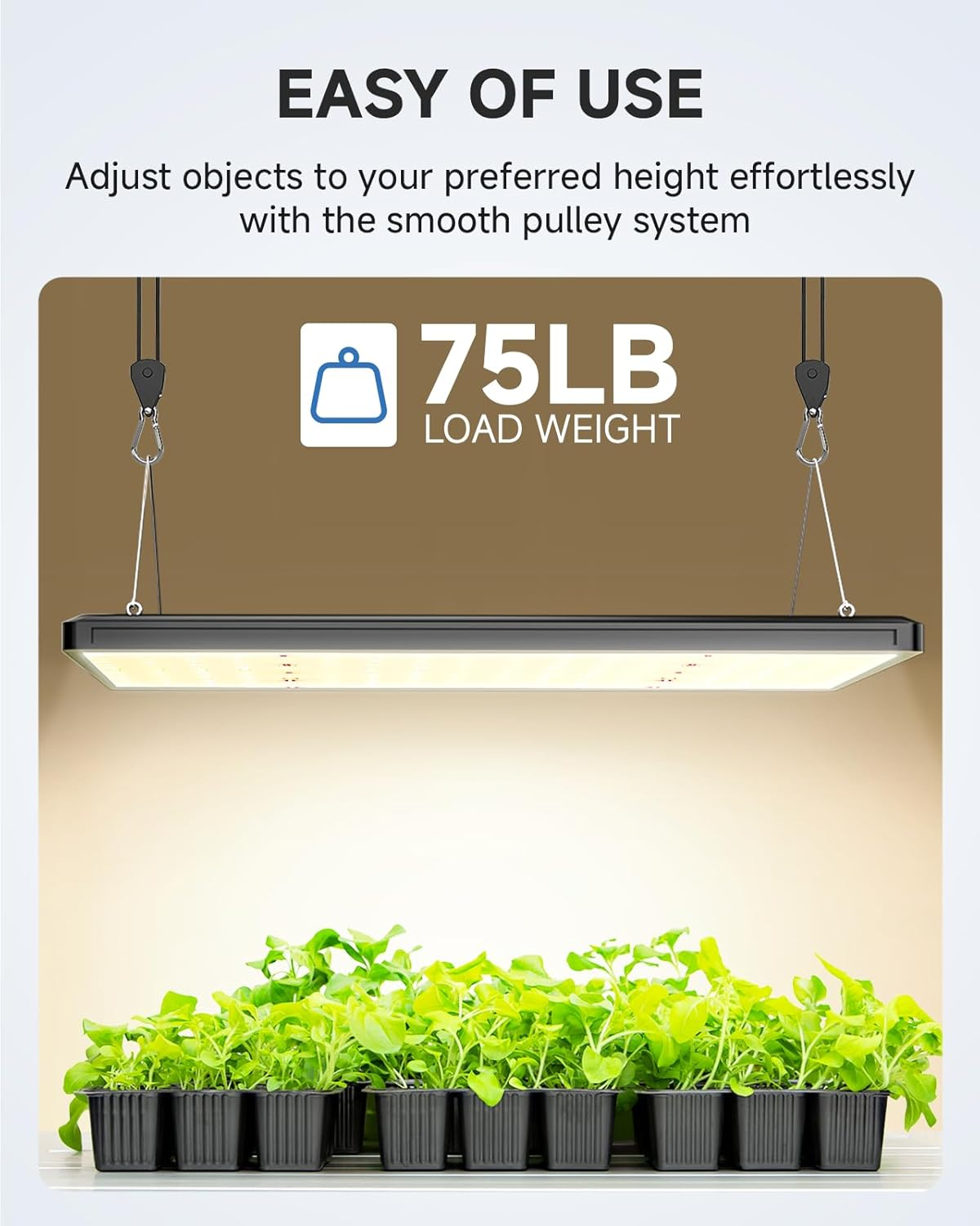 Fondwell 1/8" Rope Tie Downs Ratchet: Grow Light Hangers Adjustable - Mini Ratchet Straps for Various Hanging and Strapping image number 6