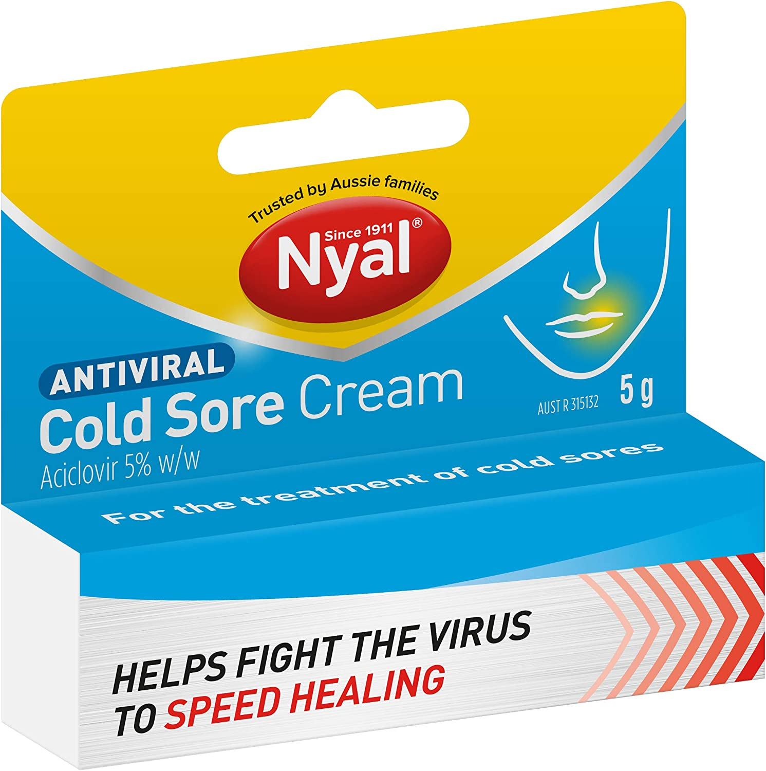 Nyal Antiviral Cold Sore Cream 5 G image number 2