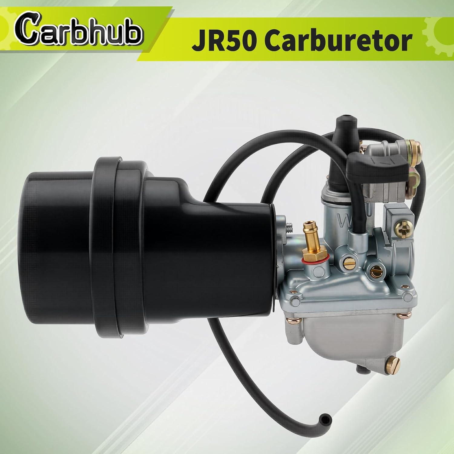 Carbhub SUZUKI JR 50 JR50 Carburetor + Air Filter Box Assembly 1978-2006 Carb image number 1