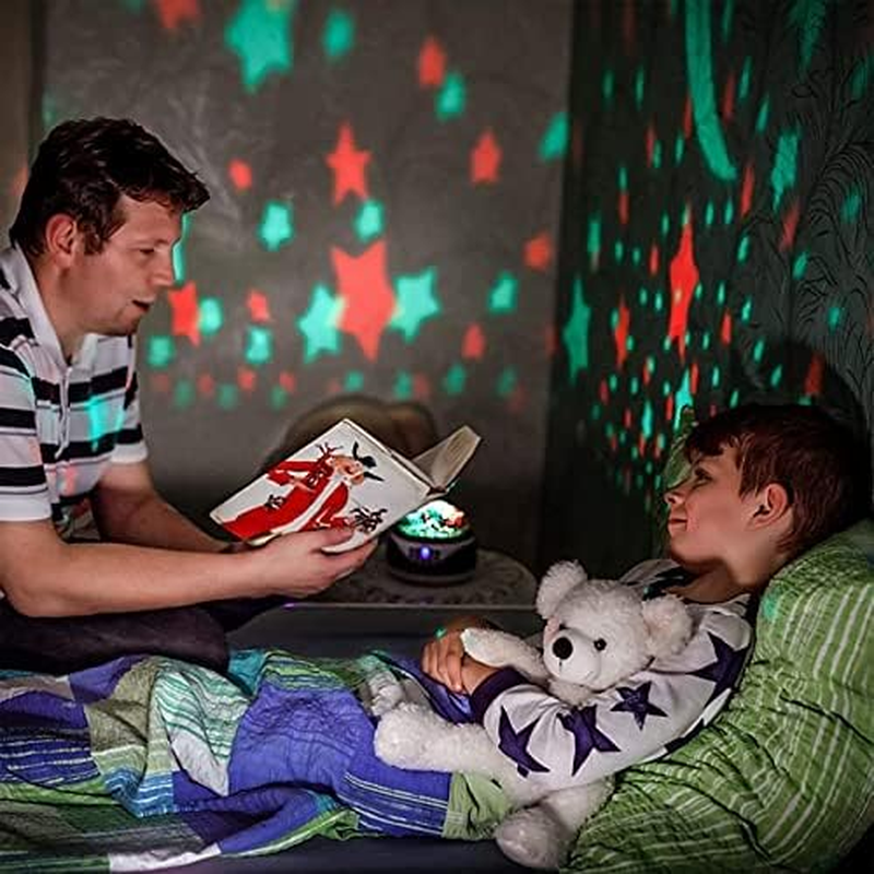 EZONEDEAL Star Night Light, Projector Starry Stars Color Changing Lights with Timer Music Party Decor Lighting and Remote Control for Kids Boys Girls Bedroom Nursery Decorchristmas Gifts (Black) image number 2