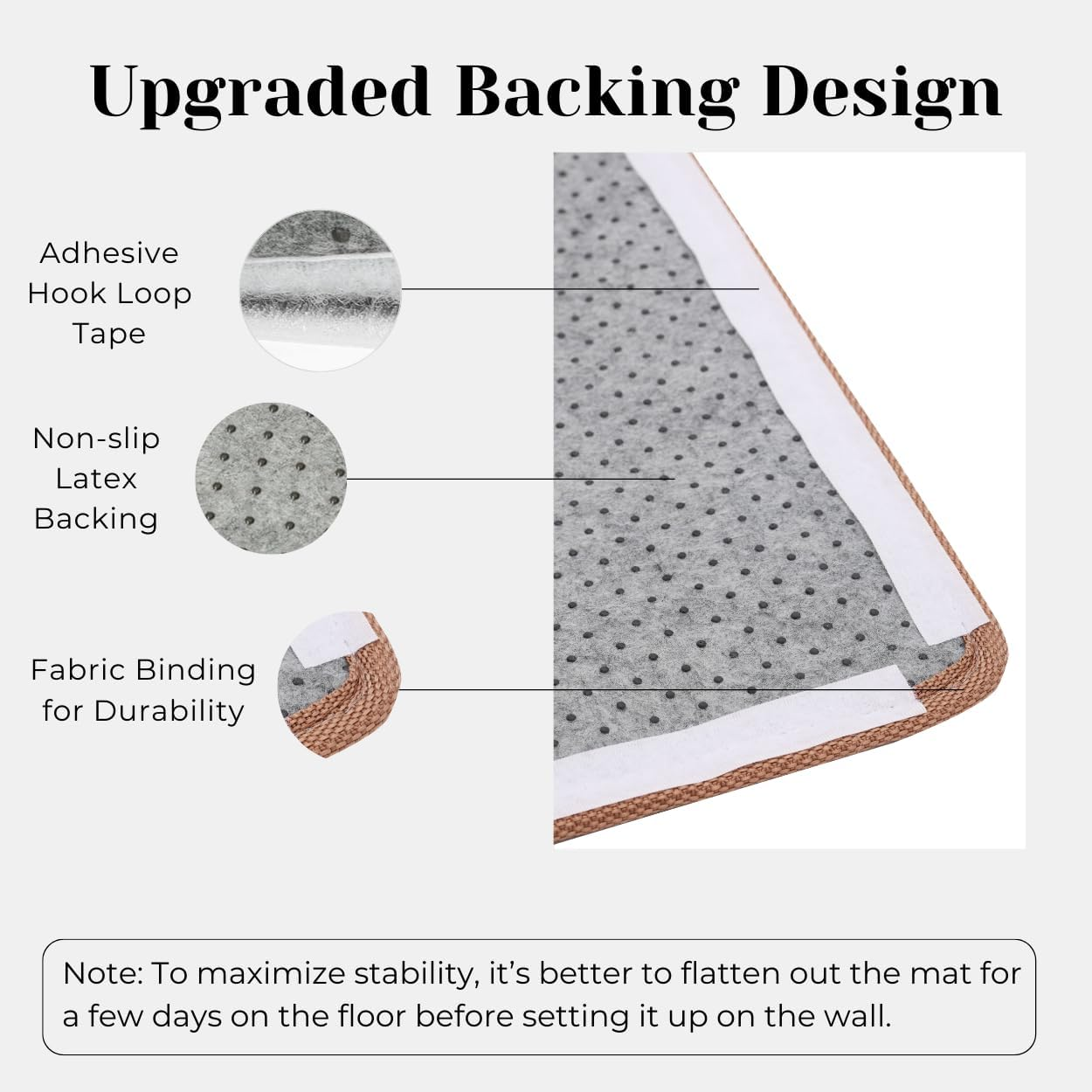 Furrther Sisal Cat Scratcher Mat (Use on Wall, Couch and Carpet), Durable and Shedding-Resistant Cat Scratching Surface - 21.7X13 Inch with Adhesives and Twist Pins (The Black Cat Vintage Poster) image number 5