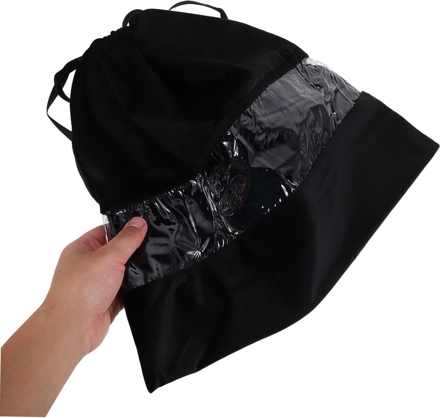 LOLIPPYY Portable Drawstring Hair Dryer Bag Lightweight Velvet Dustproof Storage Pouch for Travel and Home Multi Functional Organizer for Curling Tools Shoes and Small Items image number 5