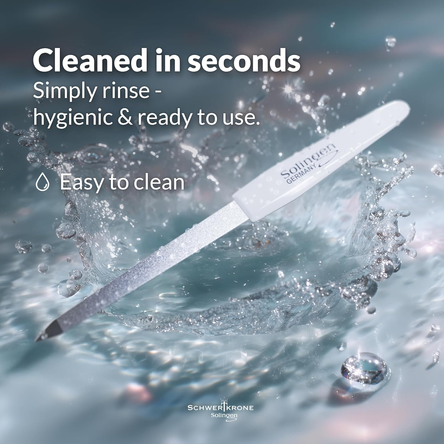 Schwertkrone Sapphire Nail Files Set Metal Made in Germany Solingen (5) image number 6