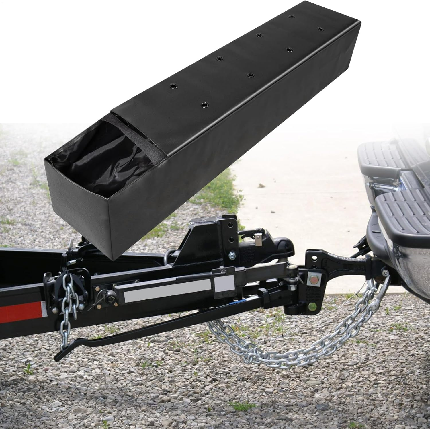 Towing Hitch Covers,Trailer Hitch Receiver Cover | Dustproof Anti-Rust Coating Tow System Guard for Rain Day RV Vehicles Mud Water Stain Boat Outdoor Adventure image number 5