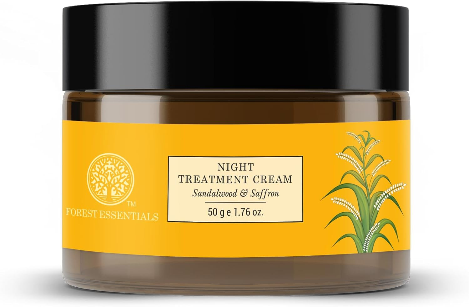 Forest Essentials Sandalwood and Saffron Night Treatment Cream, 50G image number 5