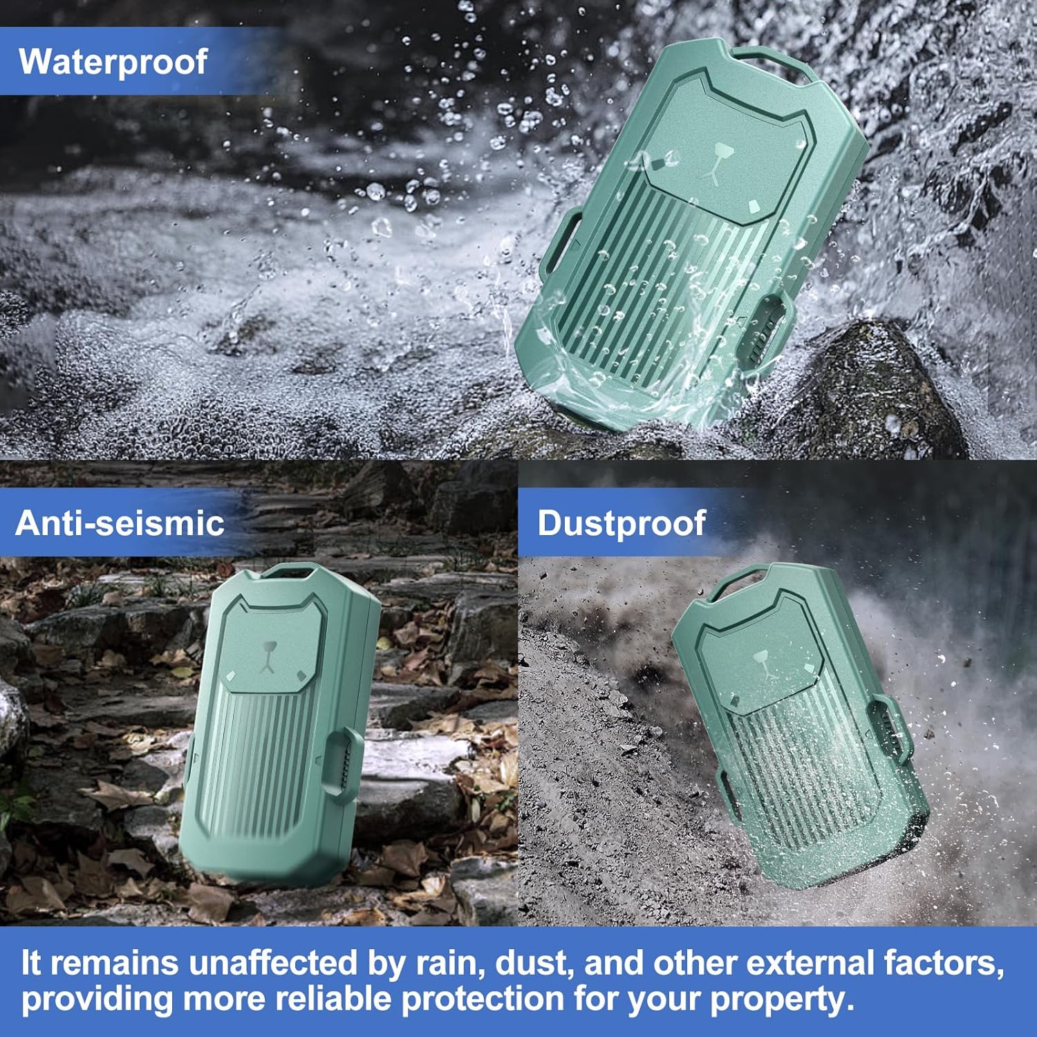 Wireless Radar Security System for Camping, RV, and Home &ndash; 1/2 Mile Motion Detection, Driveway Alarm, Rechargeable Battery, IP65 Waterproof, Outdoor Survival Gear Essentials