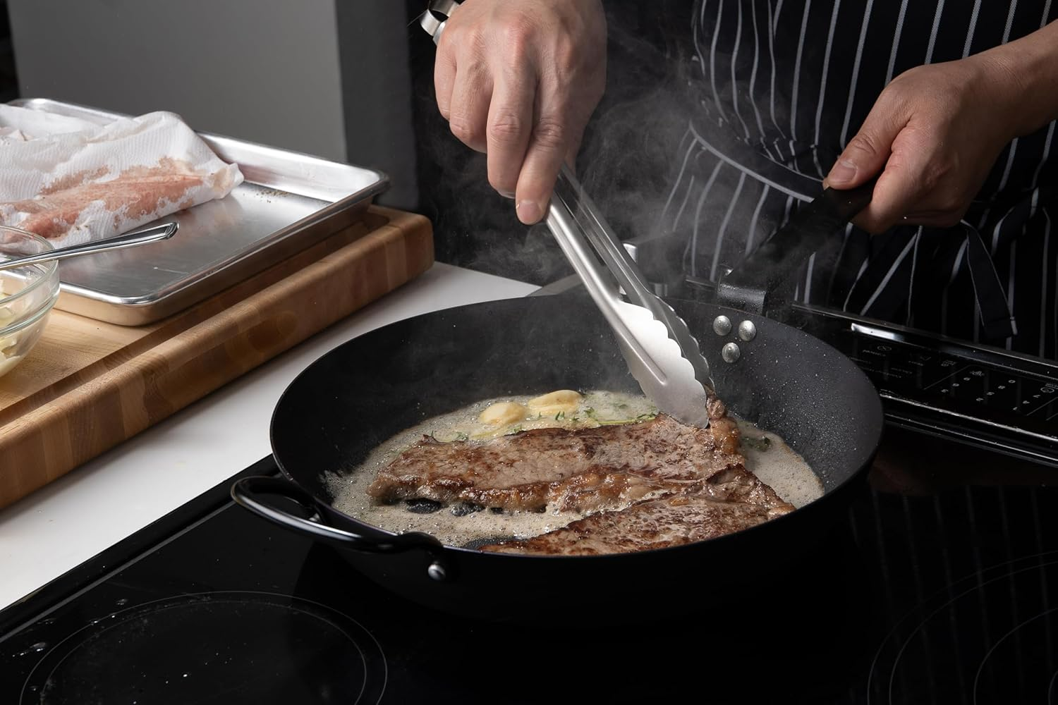 Cuisipro 57578 Serving Stainless Steel Locking Tong, 30.5 Cm - 9.5-Inch, Stainless Steel image number 5