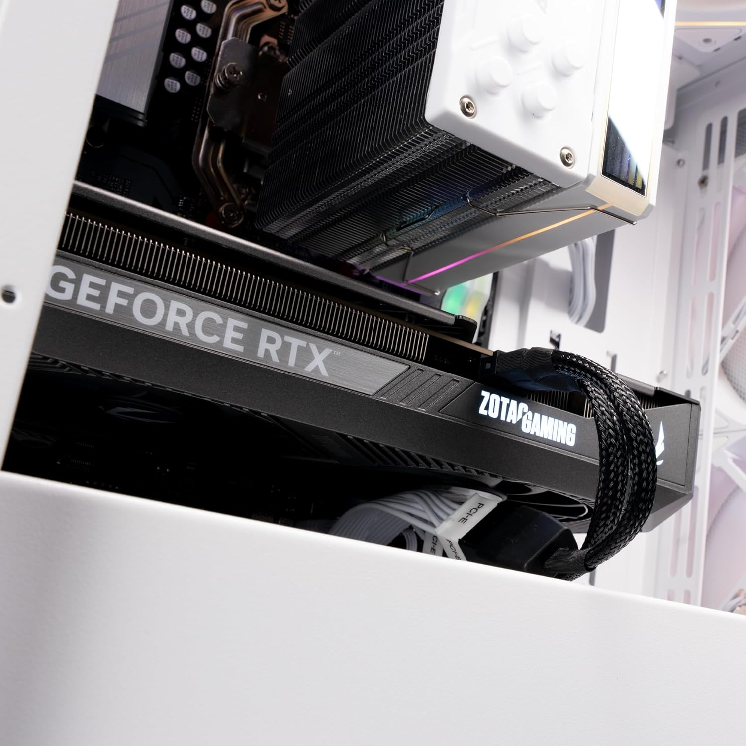 Aftershock Gaming PC | RTX 5070 12GB | AMD Ryzen 5 7500F | 32GB RAM | 1TB SSD | Windows 11 Home | Cloud White Desktop Computer