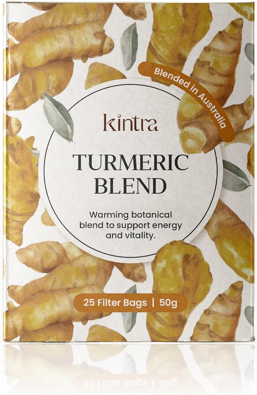 Kintra Foods Turmeric Blend Super Food Herbal Tea 25 Teabags, 50 G image number 4