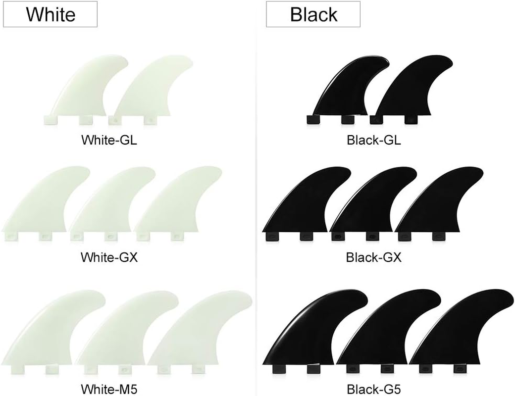 3PCS/2PCS Surfboard Fin Thrusters Fins Fiberglass Nylon Surf Fins GL/GX/M5/G5 image number 1