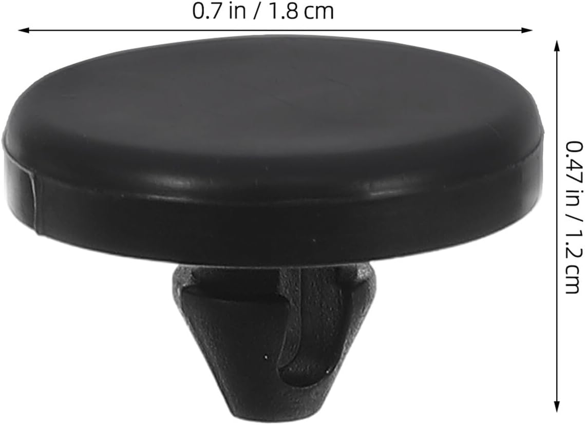 Ibasenice 30Pcs Rubber Brake Light Switch Pads and Clutch Pedal Stopper Pads Car Brake Pedal Holder Covers Universal Automotive Accessories for Vehicle Interior image number 6