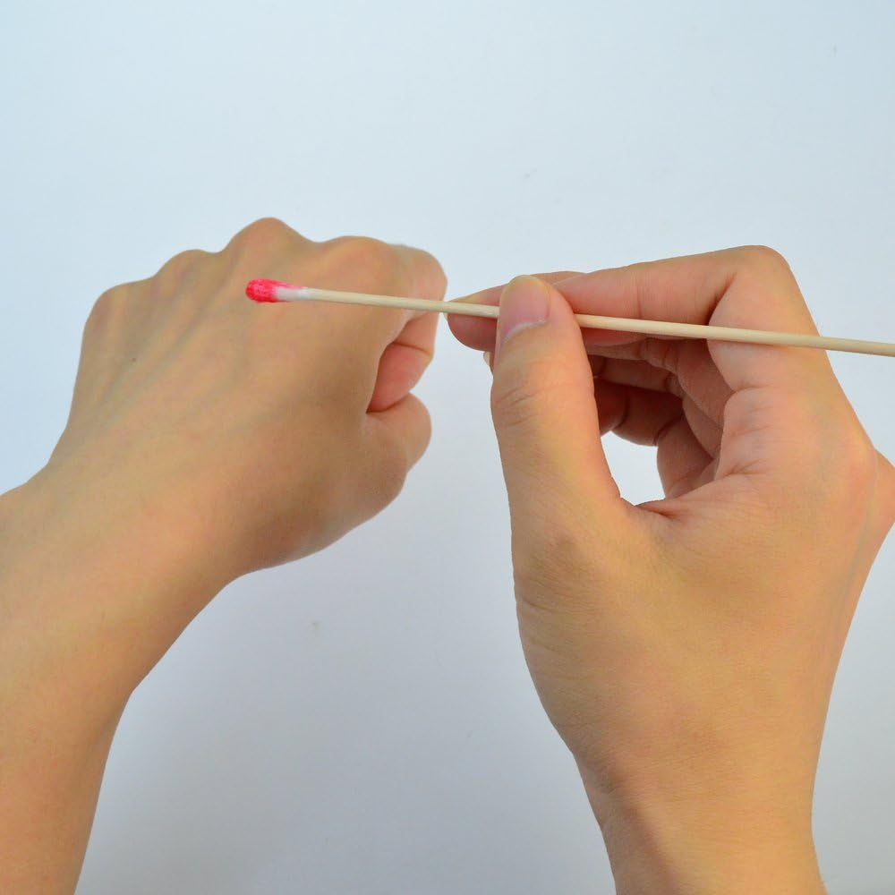500 Pcs Swabs Cotton Sticks, Bantoye 6 Inches Cleaning Sterile Sticks with Wooden Handle for Wound Clean, Cleaning Makeup, Removal Residue image number 2