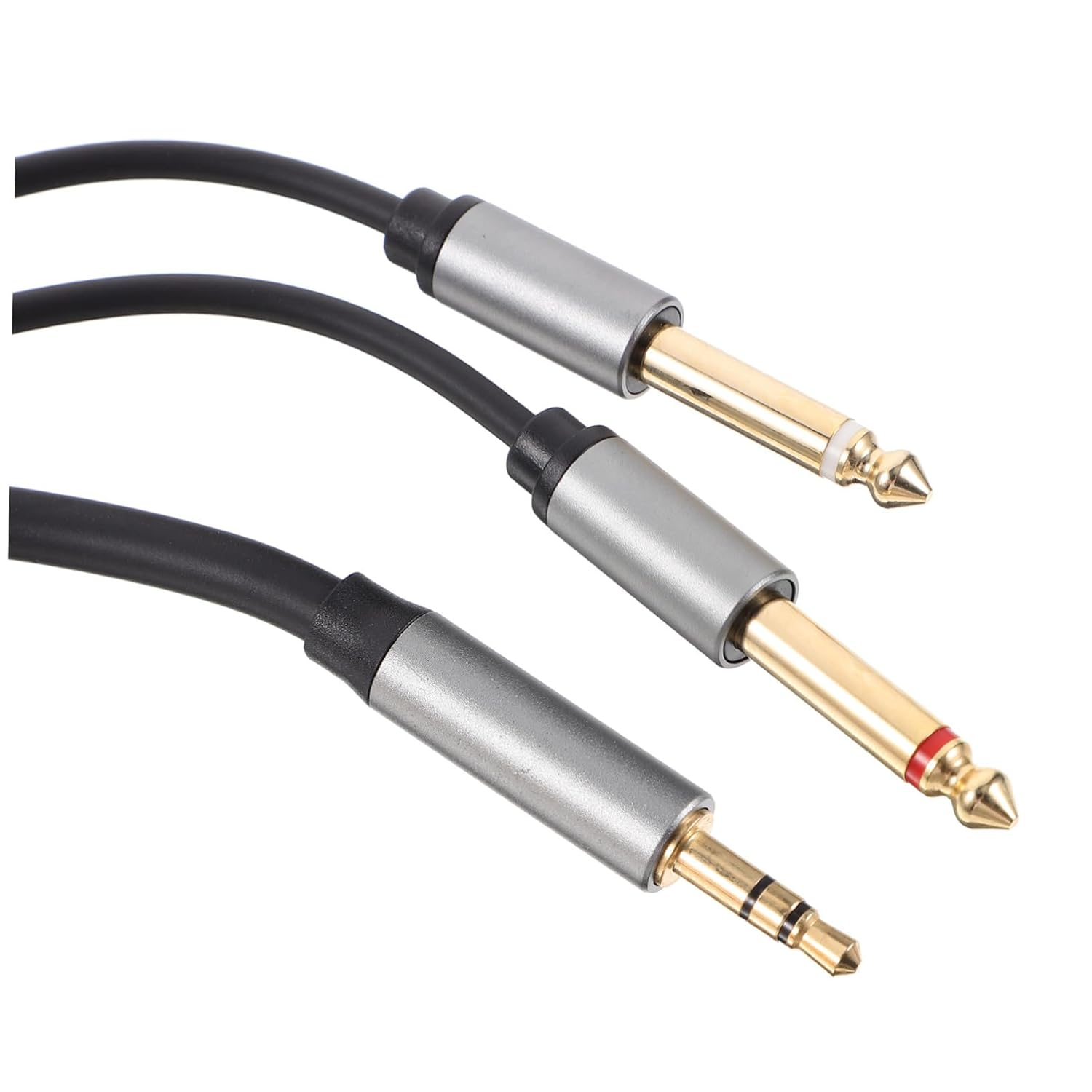 CONGARTENO 3.5Mm to 6.5Mm Audio Cable Stereo Splitter for Computer Laptop and Home Audio Systems image number 3
