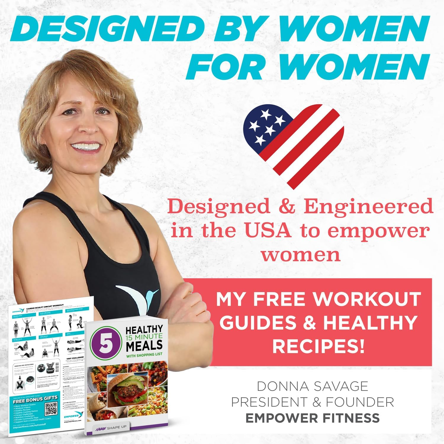 Empower Weighted Vest for Women - Ideal Body Vest for Adding Resistance Intensity to Workouts -Fixed 8Lbs or Adjustable 10 to 16Lbs image number 3