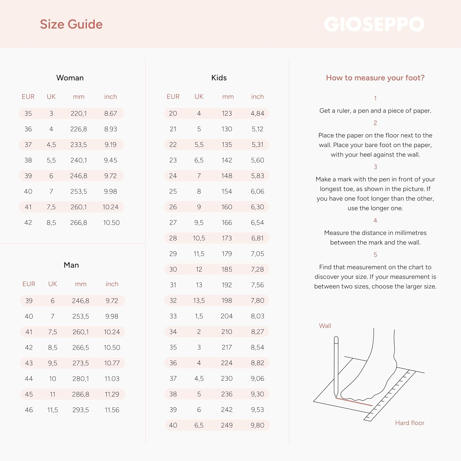 GIOSEPPO Women'S Piskove Flat Ballet image number 7
