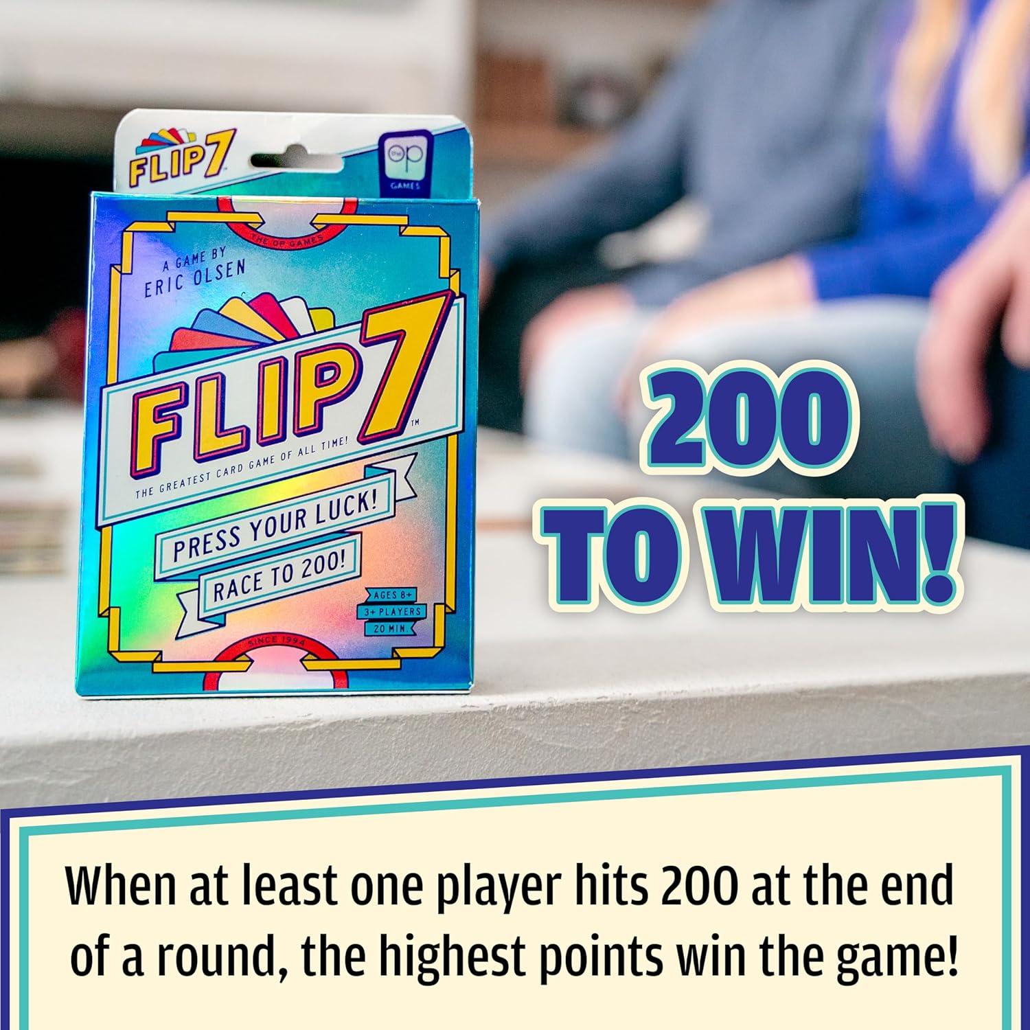 The OP | Flip 7 | the Ultimate Blend of Press Your Luck and Strategy, Fast-Paced Addictive Card Game, Quick to Learn and Easy to Teach, 3+ Players, Ages 8 & Up, 20 Minplay Time image number 5